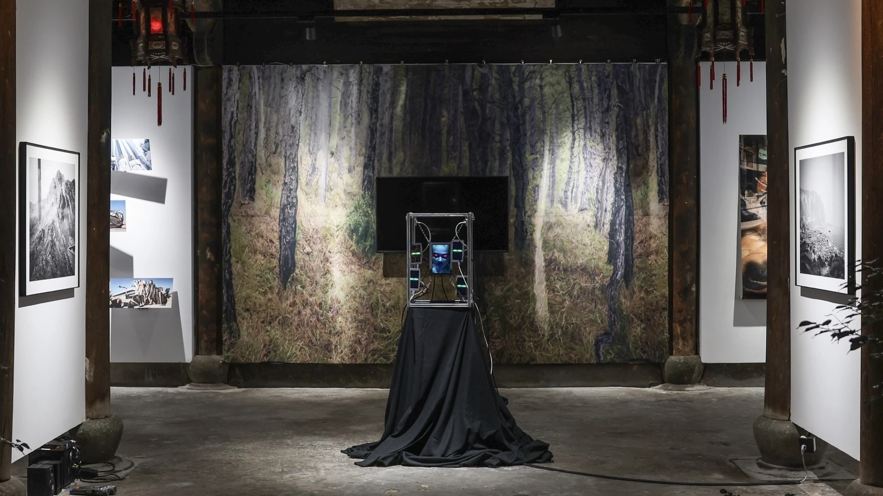 Cyber Matrix Prison — exhibition-space installation view