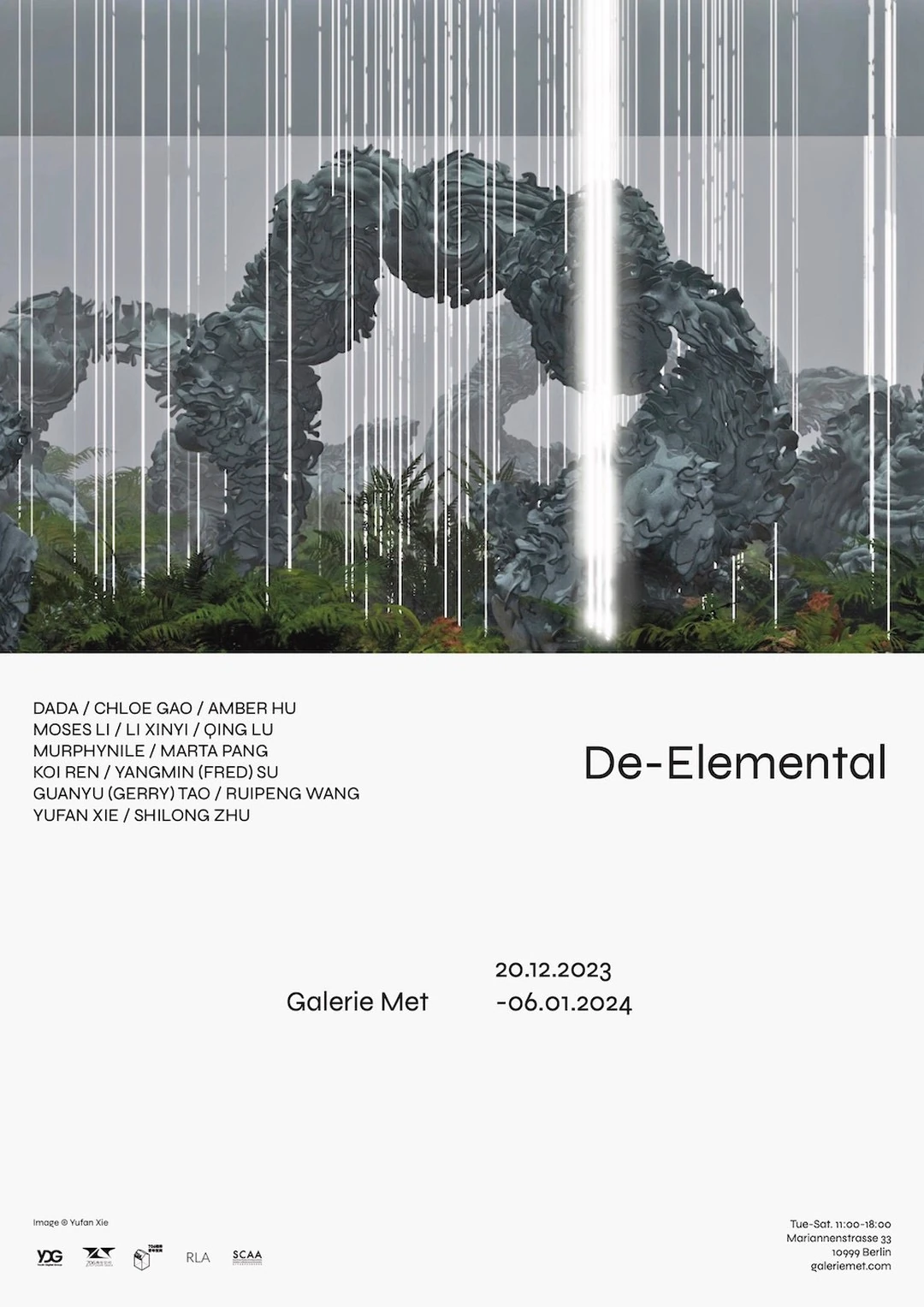 De-Elemental exhibition poster